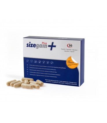 SIZEGAIN PLUS AUMENTA LA VIRILIDAD Y POTENCIA SEXUAL DEL HOMBRE 30 UDS