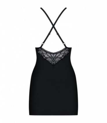 828-CHE-1 CHEMISE & THONG  S/M