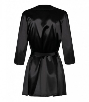 SATINIA ROBE BLACK   S/M