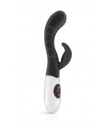 VIBRADOR SILICONA RABBIT LEOLA NEGRO