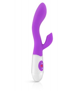 VIBRADOR SILICONA RABBIT NAYA MORADO