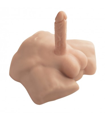 SILEXD TORSO APOLLO S FLESH + DILDO 17'7 CM