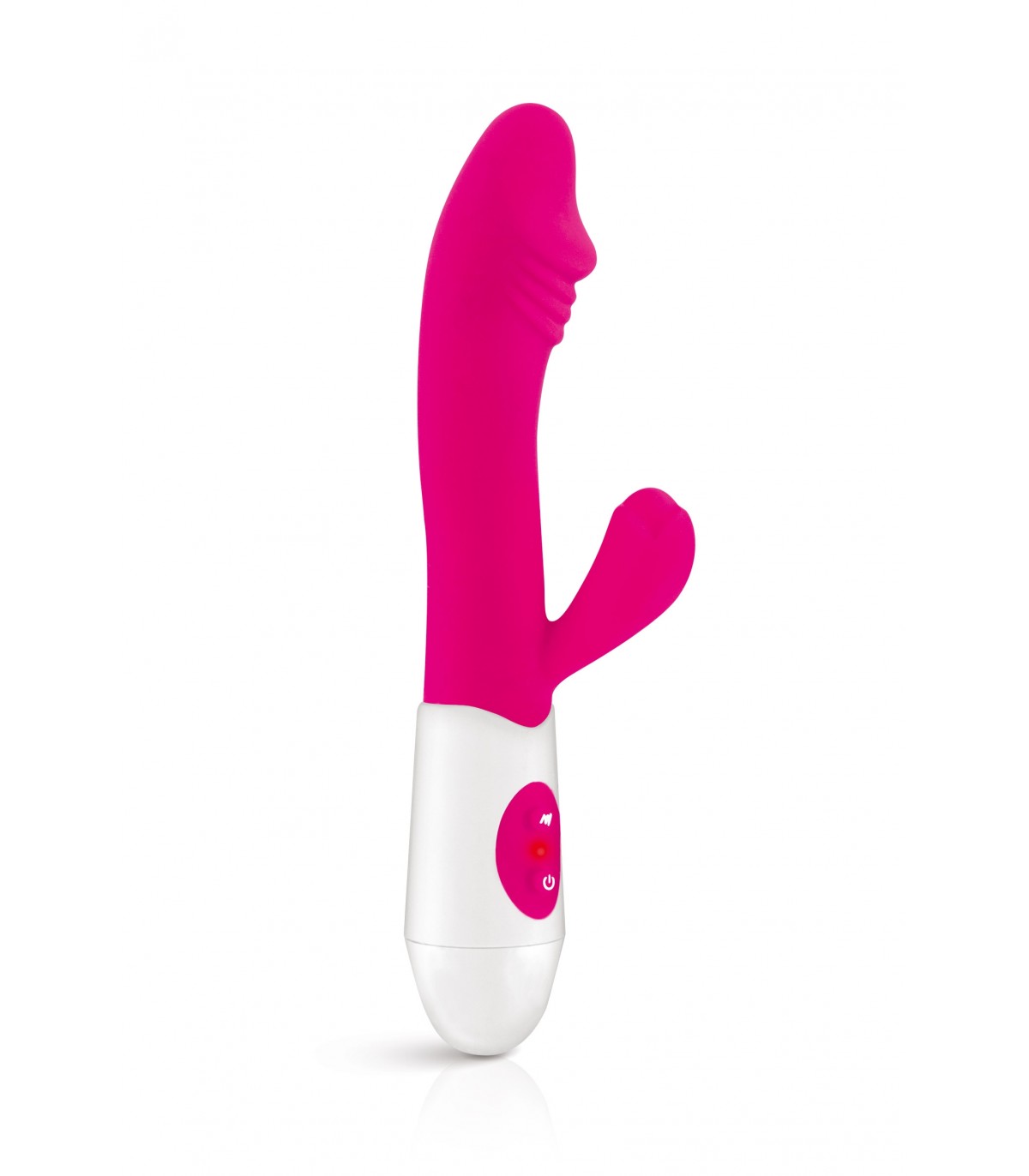VIBRADOR SILICONA RABBIT ELYA ROSA