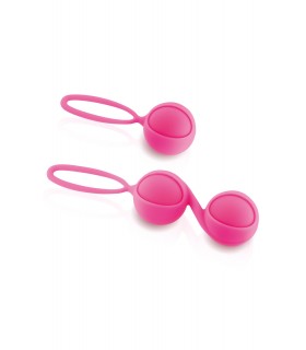 YOBA SET 2 BOLAS CHINAS SILICONA ROSA