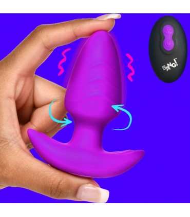 VIBRATOR- UND ROTATORSTECKER MIT LILA USB-STEUERUNG