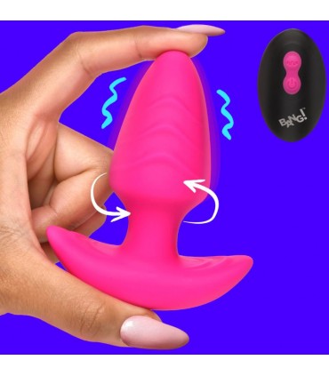 SPINA VIBRATORE E ROTATORE CON COMANDO USB ROSA