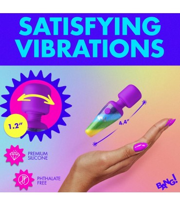 MINI BAGUETTE DE MASSAGE 10 FONCTIONS USB ARC-EN-CIEL