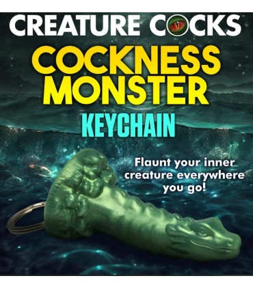 SILICONE MONSTER KEYCHAIN