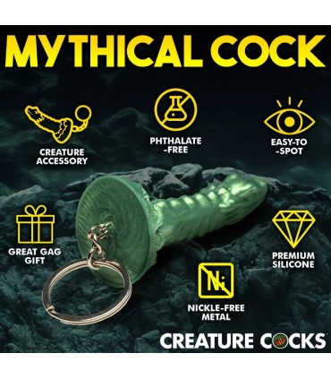 SILICONE MONSTER KEYCHAIN