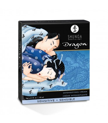 Crème Shunga Virilité Dragon Sensible 60 ml