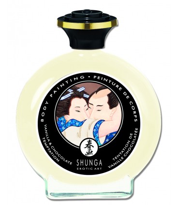 SHUNGA PINTURA CORPORAL CHOCOLATE BLANCO 100ML