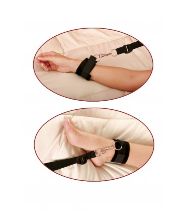 BED BINDINGS RESTRAINT KIT BLACK