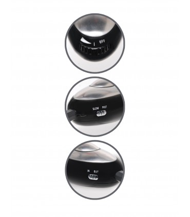 SHOCK THERAPY NIPPLE CLAMPS BLACK/SILVER