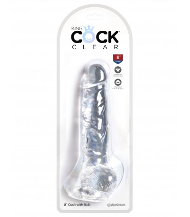 8" WITH BALLS CLEAR