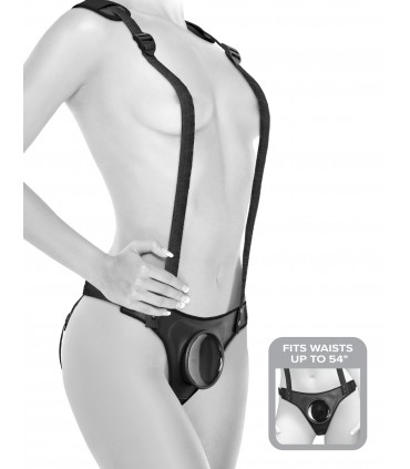 STRAP-ON SUUSPENDERS BLACK