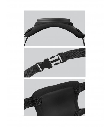 LAP STRAP HARNESS BLACK