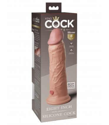8" DUAL DENSITY SILICONE COCK LIGHT