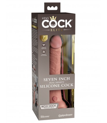 7" DUAL DENSITY SILICONE COCK LIGHT