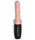 6.5" THRUSTING COCK WITH BALLS - TRIPLE THREAT LIGHT