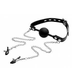 MORDAZA C/ PINZAS PARA PEZONES AJUSTABLES