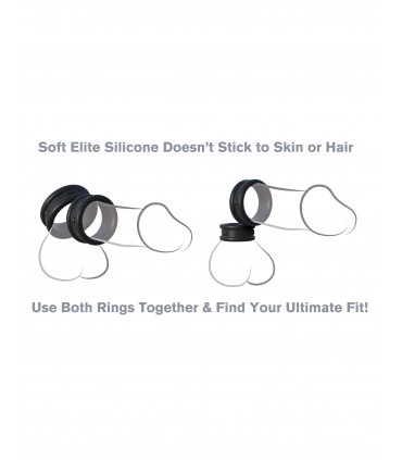 MAX-WIDTH SILICONE RINGS BLACK