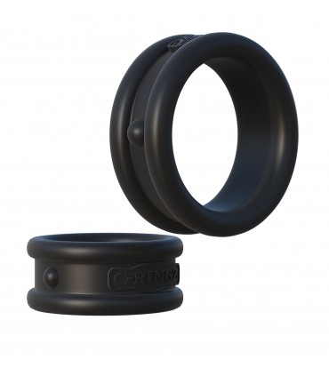 MAX-WIDTH SILICONE RINGS BLACK