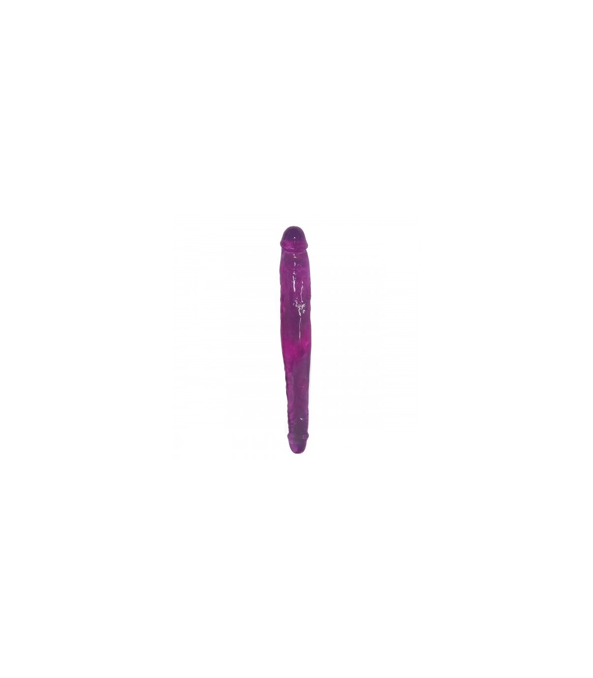 DILDO DOBLE SLIM STICK 33 CM MORADO