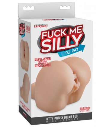FUCK ME SILLY TO GO - PETITE FANTASY BUBBLE BUTT MEGA STROKER LIGHT