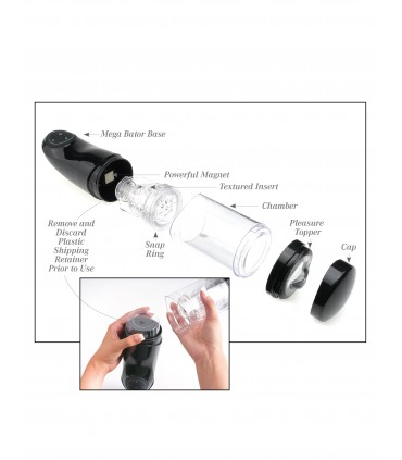 MEGA-BATOR PUSSY WHITE/CLEAR