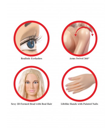 DOLLZ HANNAH HARPER LIFE-SIZE LOVE DOLL LIGHT