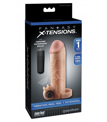 VIBRATING PIPEDREAM - REAL FEEL 2" EXTENSION LIGHT
