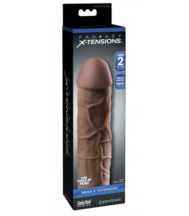 MEGA 2" EXTENSION BROWN