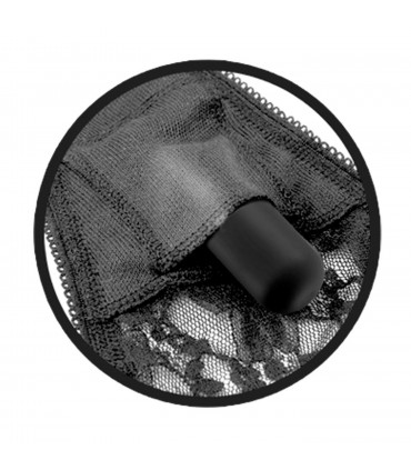 REMOTE CONTROL VIBRATING PANTIES BLACK