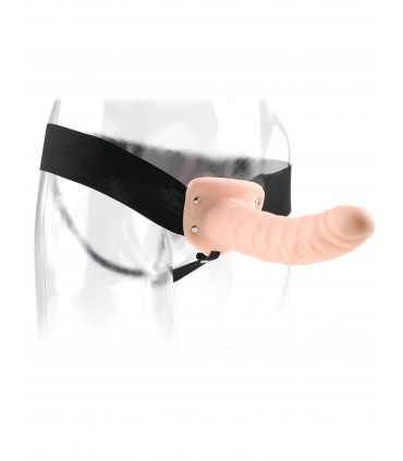 8" HOLLOW STRAP-ON LIGHT/BLACK