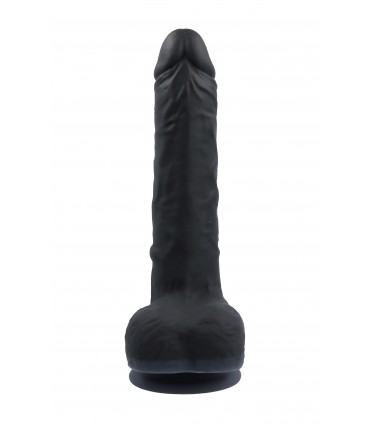 REALISTIC VIBRATOR & ROTATOR R10 BLACK 21CM W/ REMOTE CONTROL