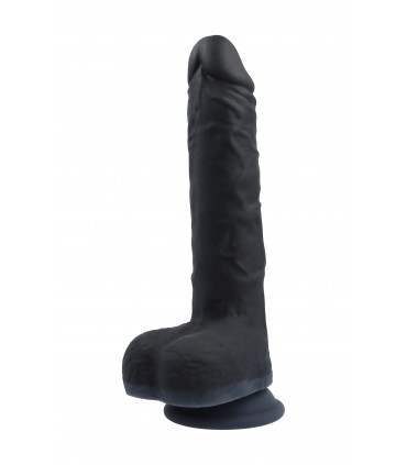 REALISTIC VIBRATOR & ROTATOR R10 BLACK 21CM W/ REMOTE CONTROL