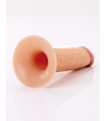 6" SILICONE HOLLOW STRAP-ON - DUAL DENSITY