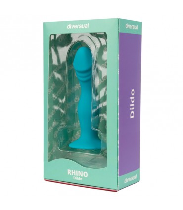 DILDO TURCHESE RINOCERONTE