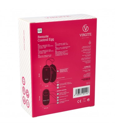 OEUF VIBRANT BLEU RECHARGEABLE G6