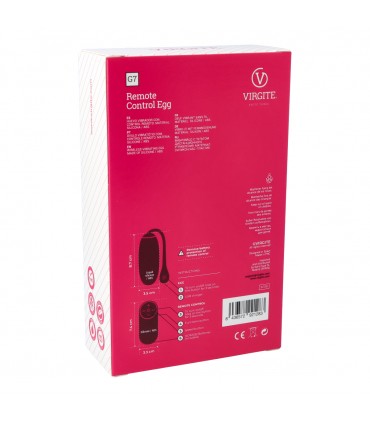 BLUE RECHARGEABLE G7 VIBRATING EGG