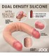 DOUBLE GODE SILICONE JOCK PEAU VRAIE 40 CM