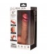 JOCK DILDO IN SILICONE IN VERA PELLE 20'32 CM CON PALLA