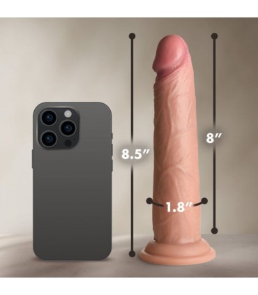 DILDO SILICONA JOCK REAL SKIN 21'60 CM