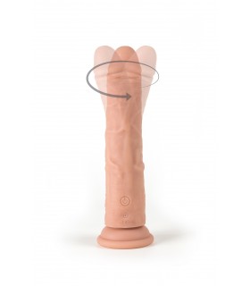 VIBRADOR Y ROTADOR REALÍSTICO "R7" 19CM C/ CONTROL REMOTO
