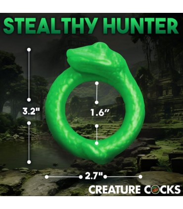 ANILLO PENE SILICONA SERPENTINE