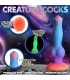 DILDO SPACE COCK GLOW-IN-THE-DARK ALIEN DIL