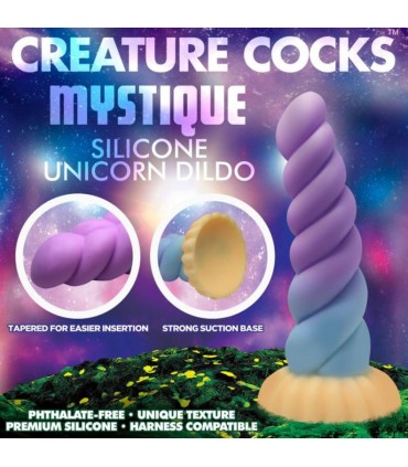 DILDO SILICONA MYSTIQUE UNICORN