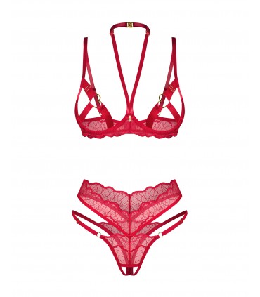 CUPIDE DESIR 2-PCS CROTCHLESS SET  L/XL