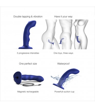 TAPPING DILDO WAVE AZUL