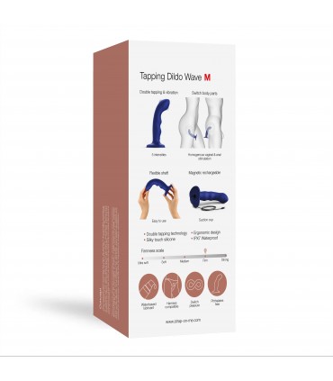 TAPPING DILDO WAVE AZUL